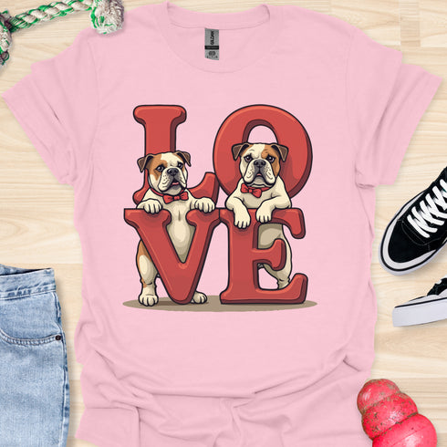 Love is a four legged word - V6 - Standing Duo T-Shirt